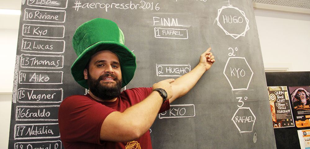 Hugo Rocco Campeonato Brasileiro de Café Aeropress: Hugo Rocco vence